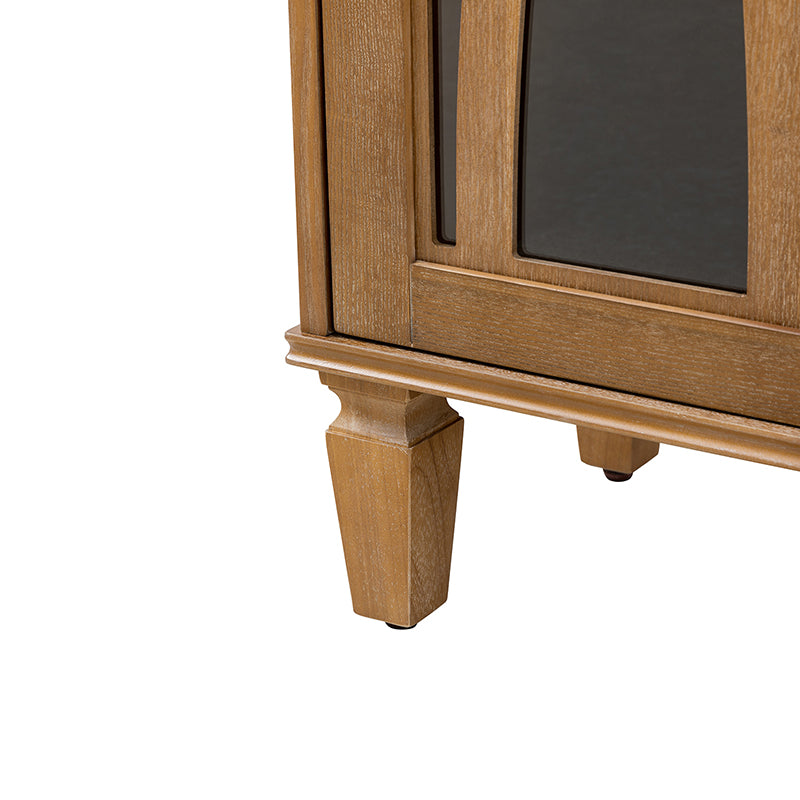 Danny 60-Inch Wide Sideboard Buffet Cabinet - Modern Wood Storage Console Table for Dining Room, Living Room & Entryway
