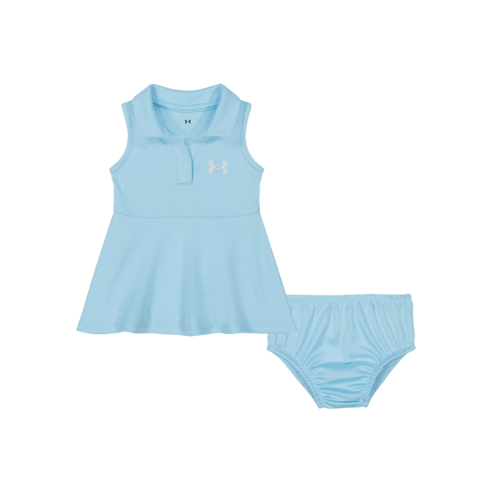 Under Armour Girls' Sleeveless Polo Dress - Breathable Quick-Dry Infant Dress for Active Play, Sports & Casual Wear
