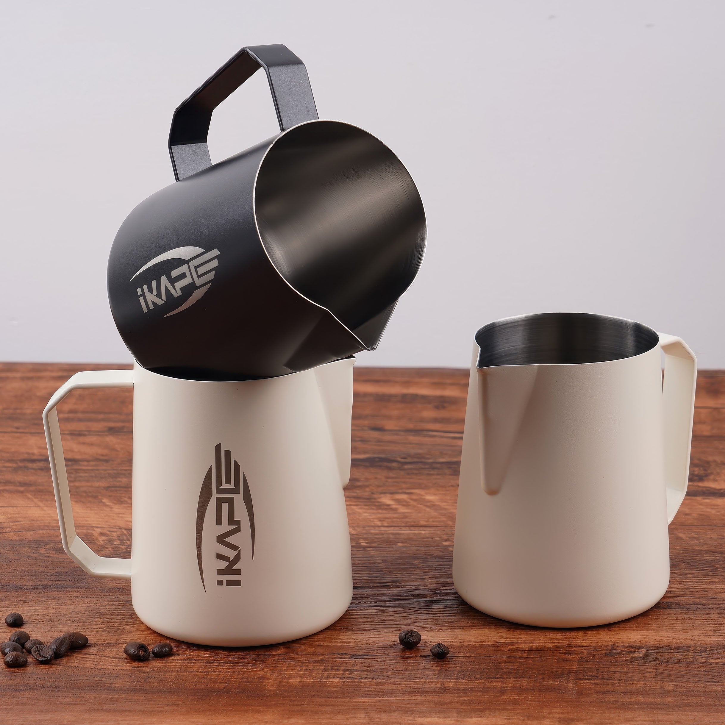 Premium Stainless Steel V1 Milk Frothing Pitcher for Latte, Cappuccino & Hot Chocolate - Barista-Grade Coffee Accessory for Home & Café Use