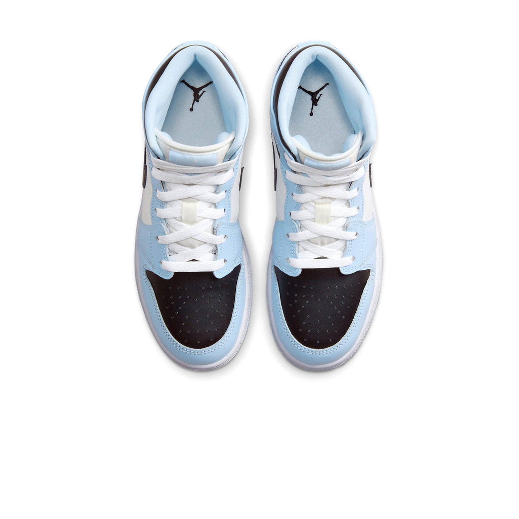 Air Jordan 1 Mid Ice Blue GS - Kids' Basketball Shoes for Boys & Girls - Perfect for School, Sports & Casual Wear