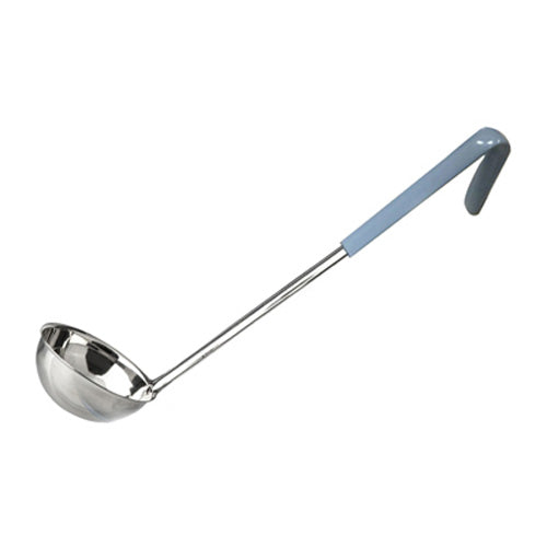 Color Coded Gray 4 oz Kitchen Ladle - Culinary Essentials 859123 - Perfect for Cooking, Serving Soups & Sauces in Restaurants & Home Kitchens