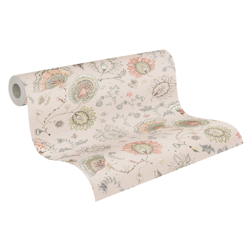 House of Turnowsky Funky Floral Leaves Print - Stylish Home Decor for Living Room, Bedroom & Office