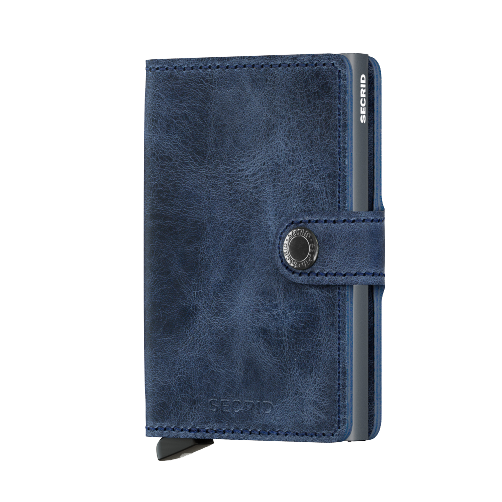 SECRID Vintage Leather Mini Wallet for Women & Men - RFID Blocking Slim Card Holder - Perfect for Travel, Business & Everyday Use