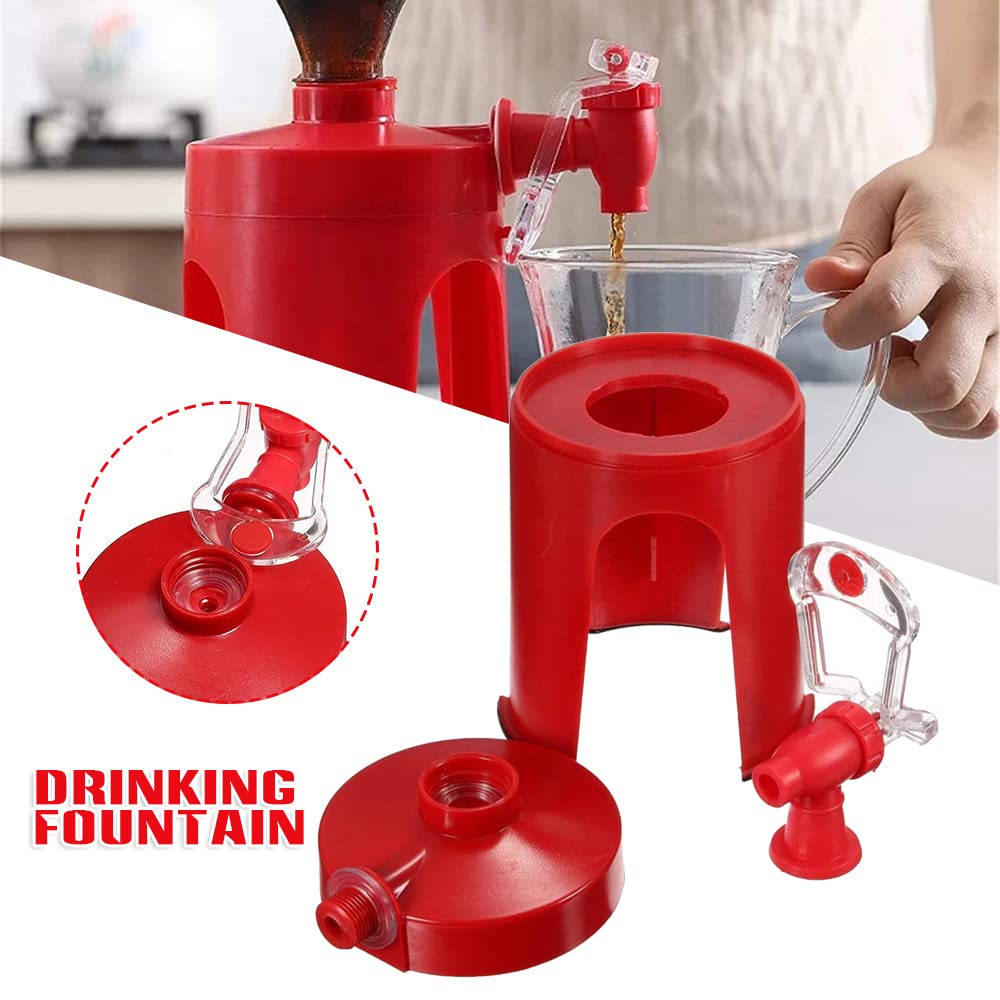 ALMAK Manual Pressure Soda Dispenser with Spigot - Creative Beverage Gadget for Carbonated Drinks, Water, and Juice - Perfect for Parties, BBQs, and Home Bars
