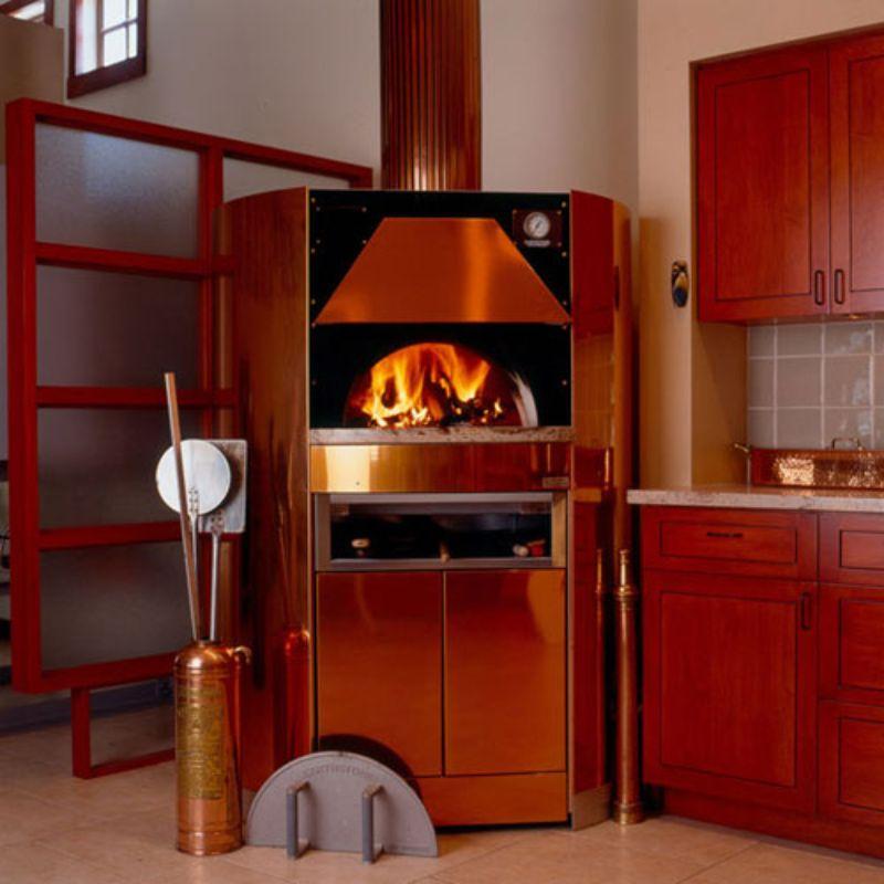Earthstone Ovens Model 90 PAG(W) Hybrid Gas/Wood Fire Pizza Oven - Perfect for Outdoor Cooking, Backyard Parties & Restaurant Use