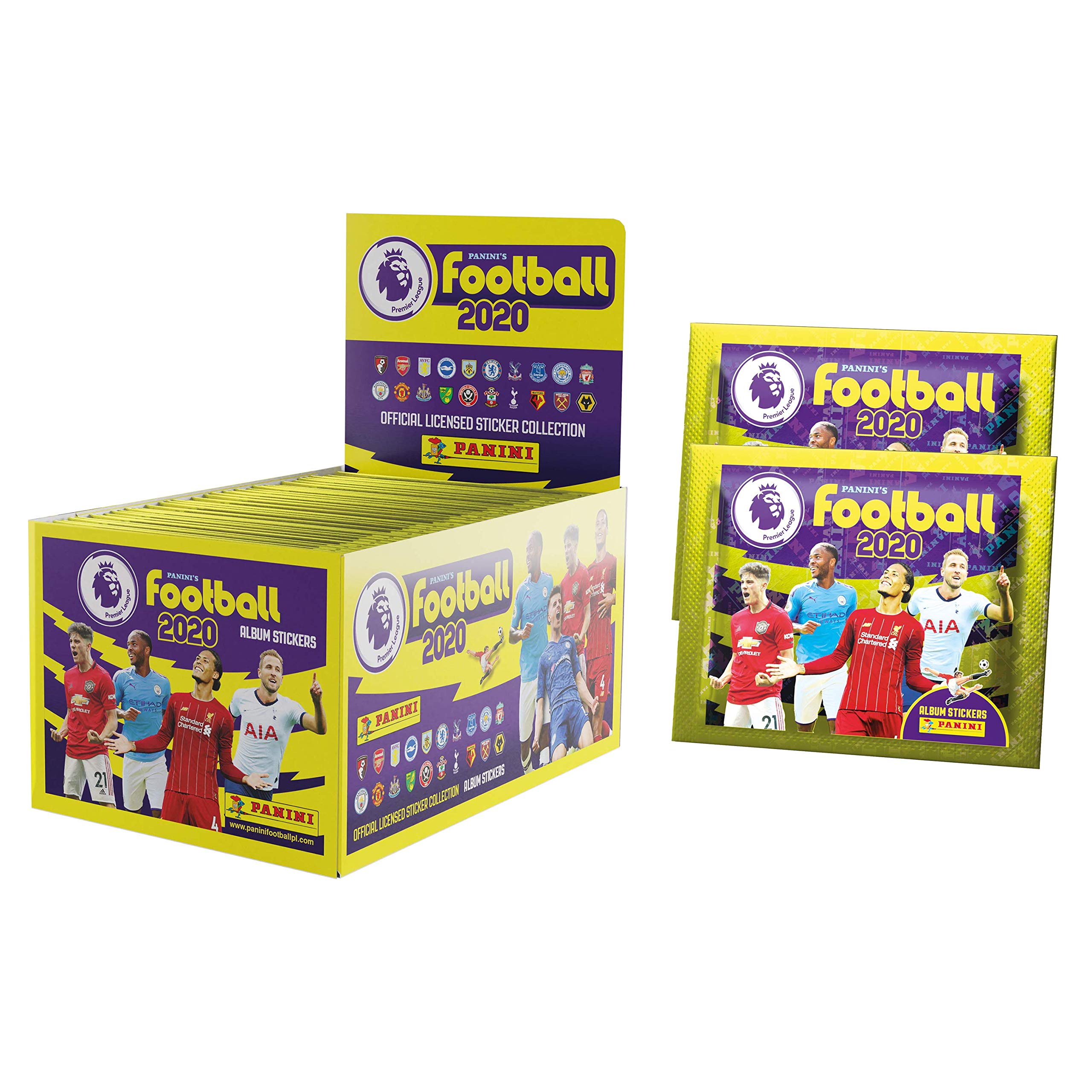 2019-20 Panini Premier League Super Size Sticker Collection - 100 Packs (5 Stickers per Pack) | 510 Total Stickers | Soccer Trading Cards for Collectors & Fans | Perfect for Album Completion, Gifts, and Matchday Fun
