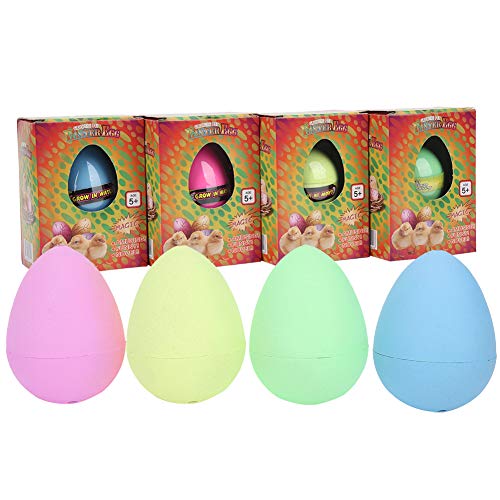 4pcs Colorful EVA Easter Egg Toys for Kids - Fun Christian Religious Easter Party Supplies for Toddlers Age 5+ - Great for Easter Egg Hunts, Sunday School Activities & Holiday Celebrations