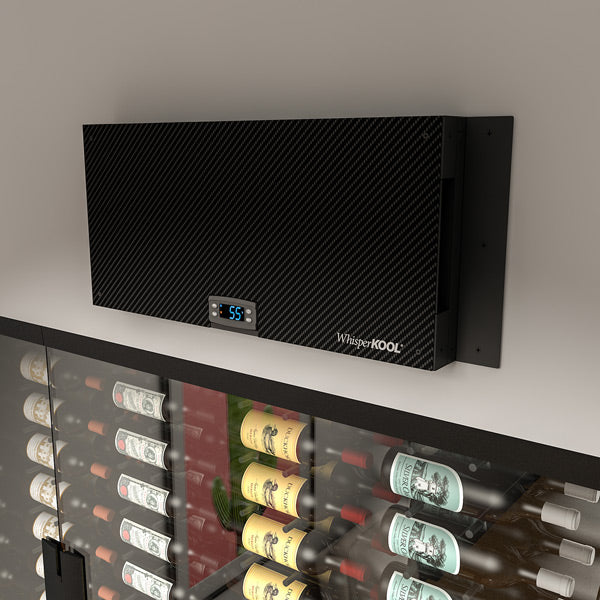 WhisperKOOL Slimline LS Wine Cellar Cooling Unit - 650 Cubic Feet Capacity | Ultra-Quiet Wine Fridge Cooling System for Home, Restaurant & Wine Storage | Perfect for Cellars, Basements & Commercial Use
