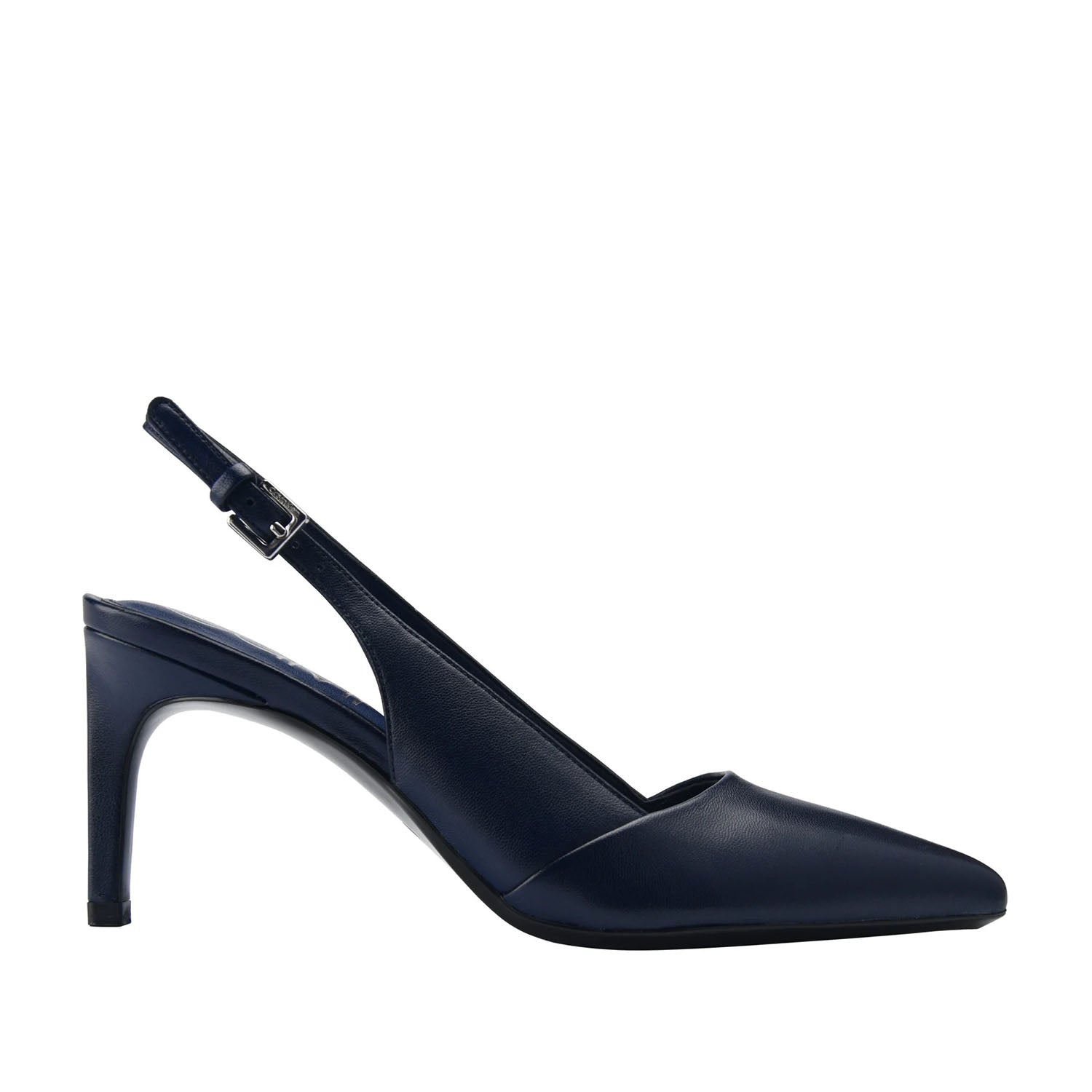 Calvin Klein Women's Silvia Navy Blue Dress - Elegant Casual Wear for Office, Party & Everyday Outfits