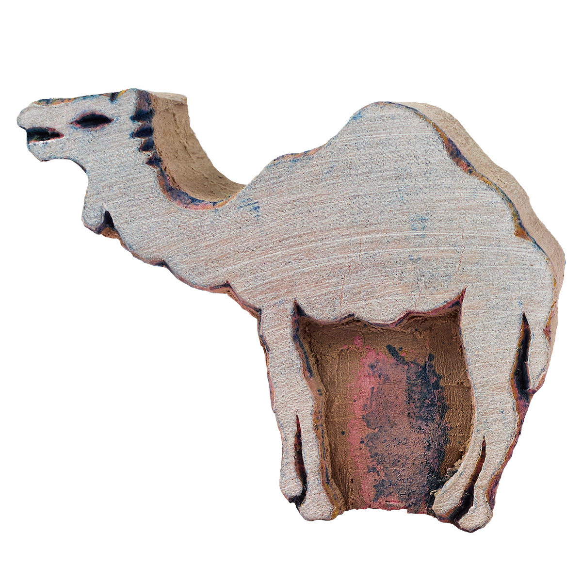 Handmade Wooden Block Camel Toy - Natural Wood Animal Figurine for Kids, Home Decor & Montessori Learning | Perfect for Playtime, Nursery Decor & Educational Gifts