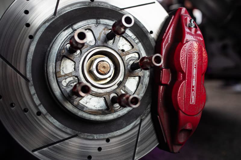 Power Stop S5400A High-Temp Red Powder Coated Brake Calipers - Compatible with Buick LaCrosse, Regal, Cadillac XTS, Chevrolet Impala & Malibu - Durable Performance Brake Upgrade for Daily Driving & High-Speed Conditions
