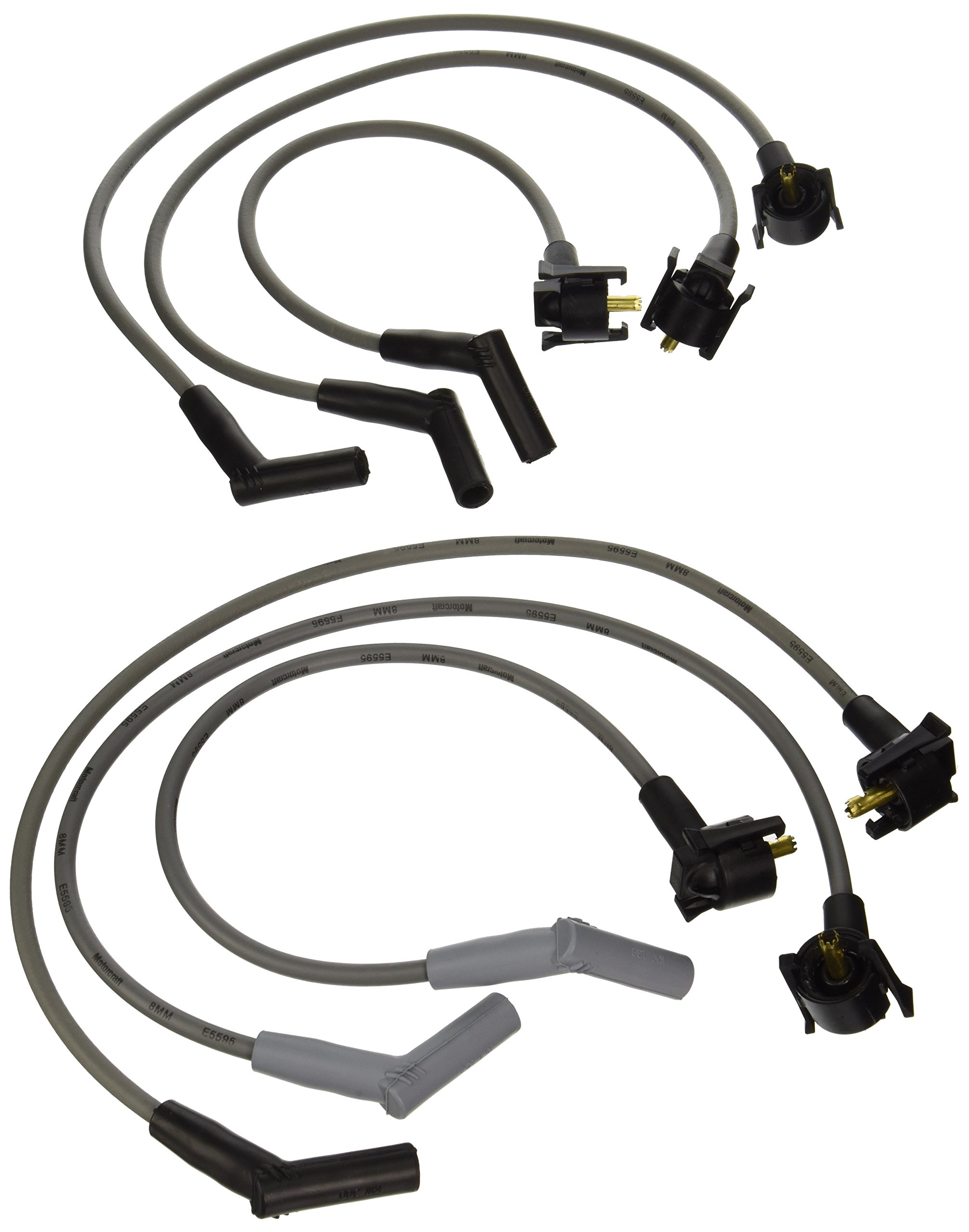 Motorcraft WR4105 Ignition Wire Set - High Performance Spark Plug Wires for Ford, Lincoln, Mercury Vehicles - Perfect for Engine Tune-Ups & Performance Upgrades