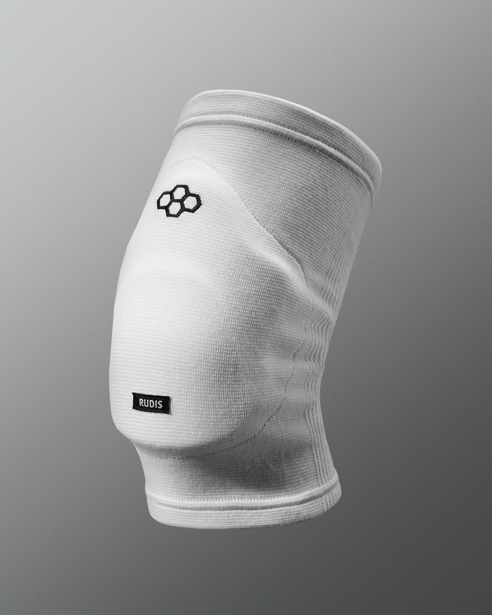 RUDIS Omni Impact White Wrestling Knee Pads - High Performance Knee Support for Wrestling, MMA, and Grappling - Ideal for Training, Competition, and Injury Prevention