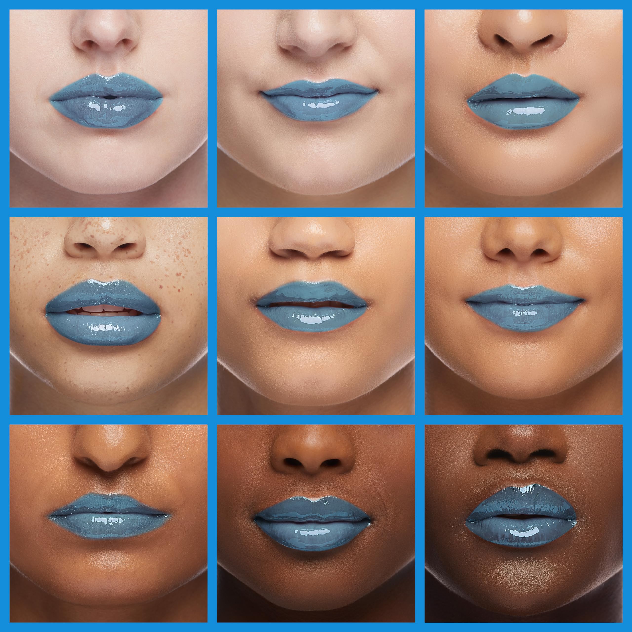 NYX Professional Makeup Candy Slick Glowy Lip Color Gloss - Extra Mints (Aqua Teal) | Hydrating Lip Gloss with Shimmer Finish | Perfect for Everyday Wear & Night Out Makeup