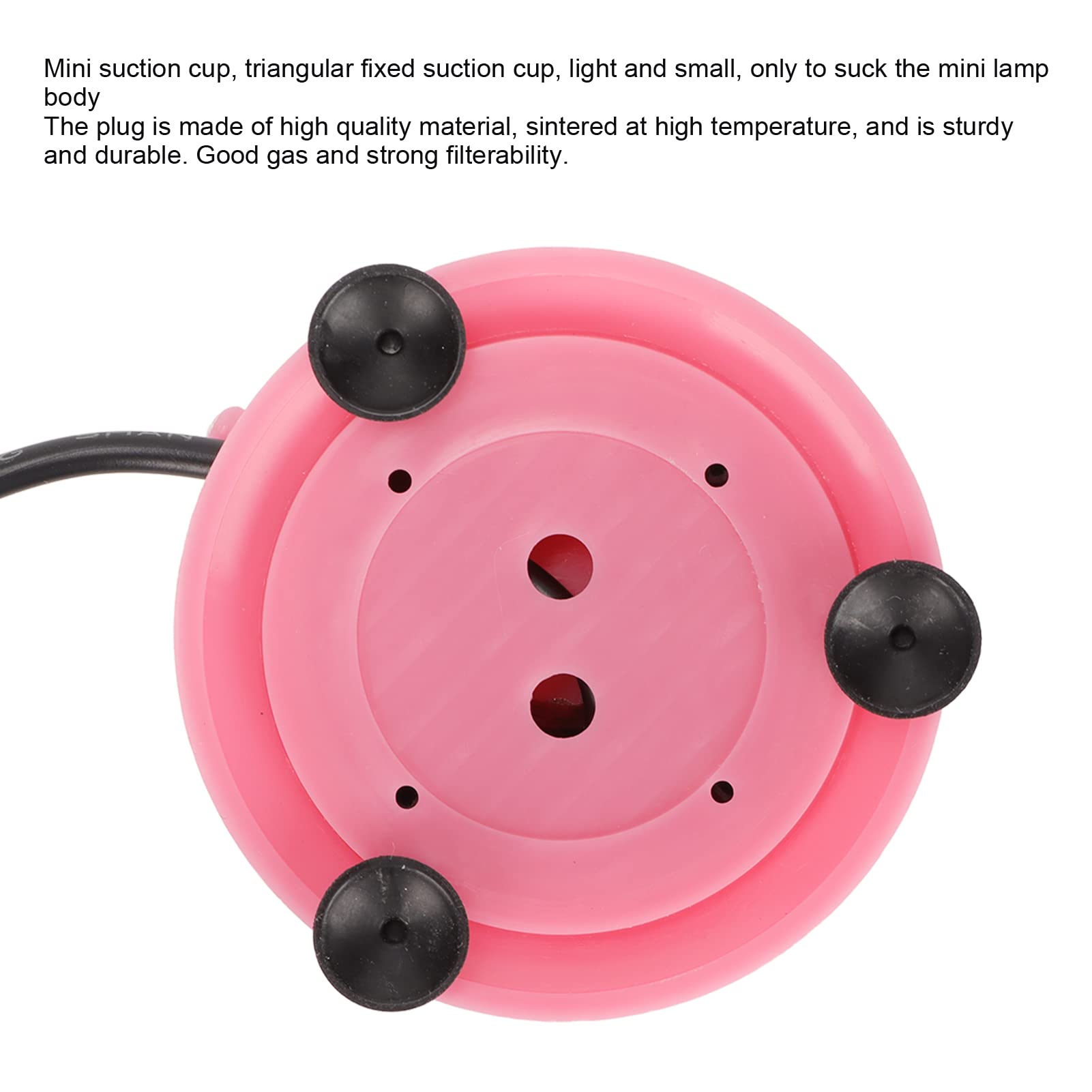 LED Bubble Stone Disk Light for Aquarium - Fish Tank Air Bubble LED Round Light with Oxygenation & Decoration - Perfect for Freshwater & Saltwater Tanks, Home & Office Aquarium Decor