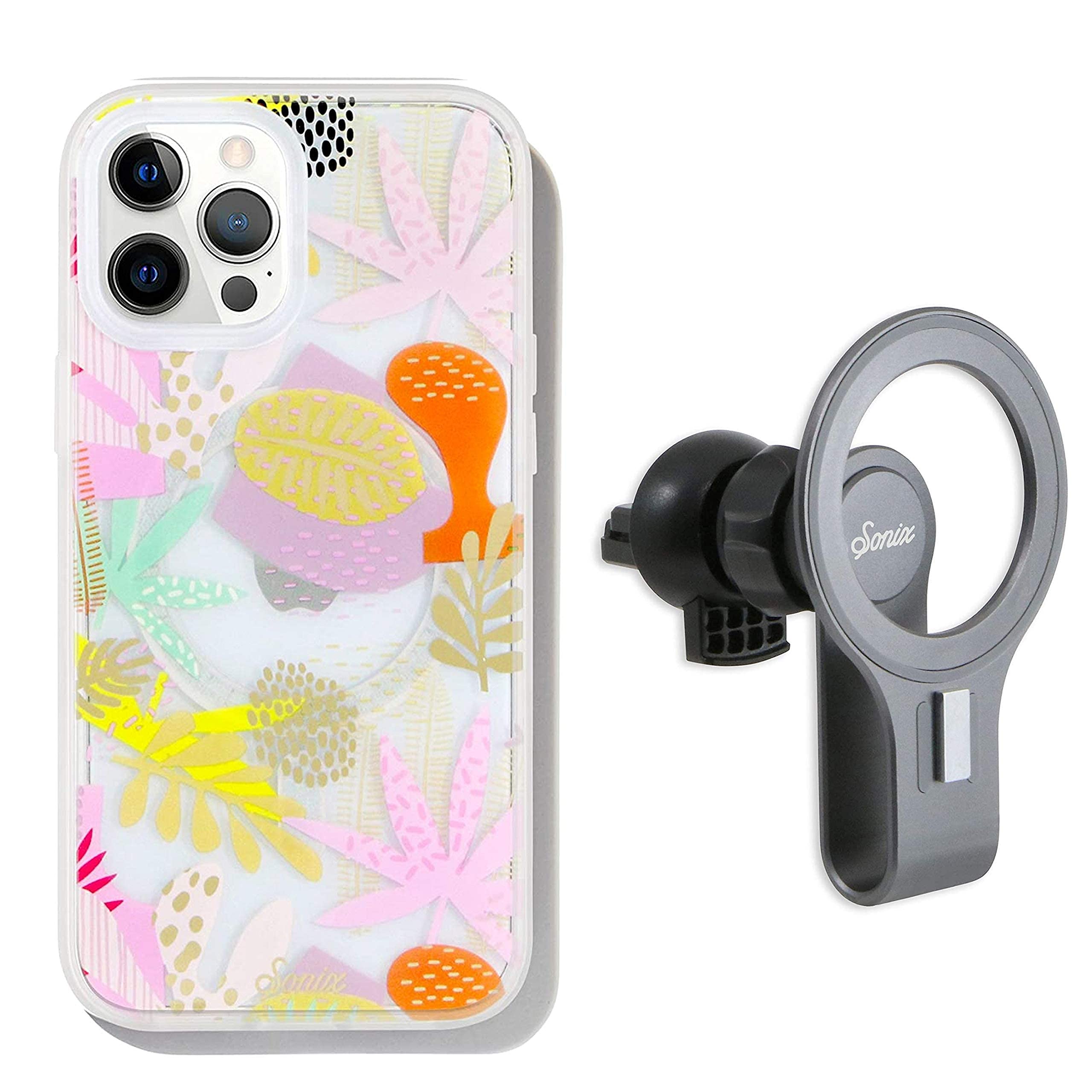 Sonix Matisse Magnetic Phone Case for iPhone 12/12 Pro with MagSafe Compatibility | Secure Phone Car Mount Holder | Perfect for Driving, Commuting & Hands-Free Use