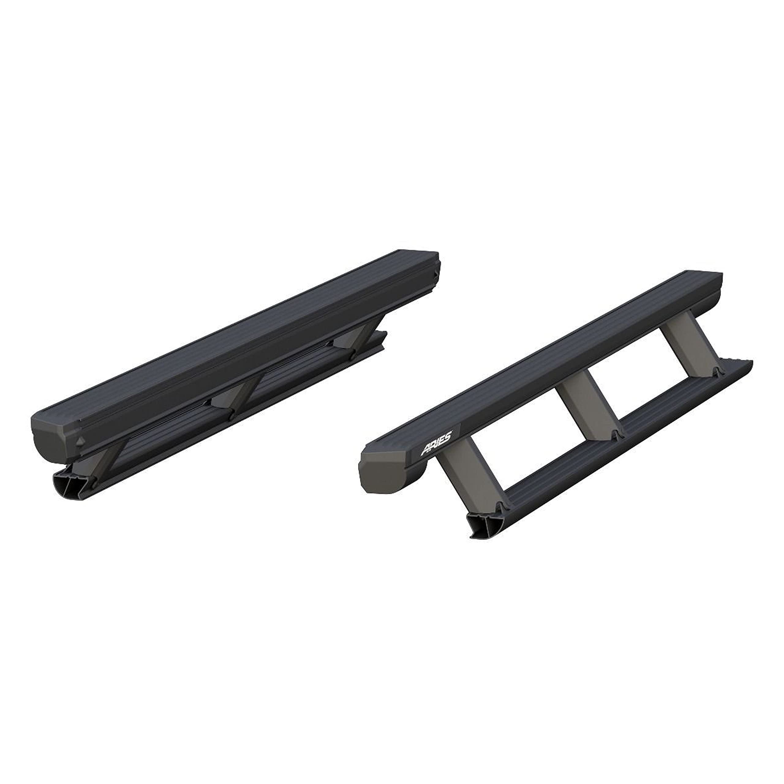 ARIES 3047975 ActionTrac 79-Inch Retractable Powered Running Boards for Jeep Gladiator - Black | Automatic Step for Easy Access | Off-Road & Daily Driving Upgrade