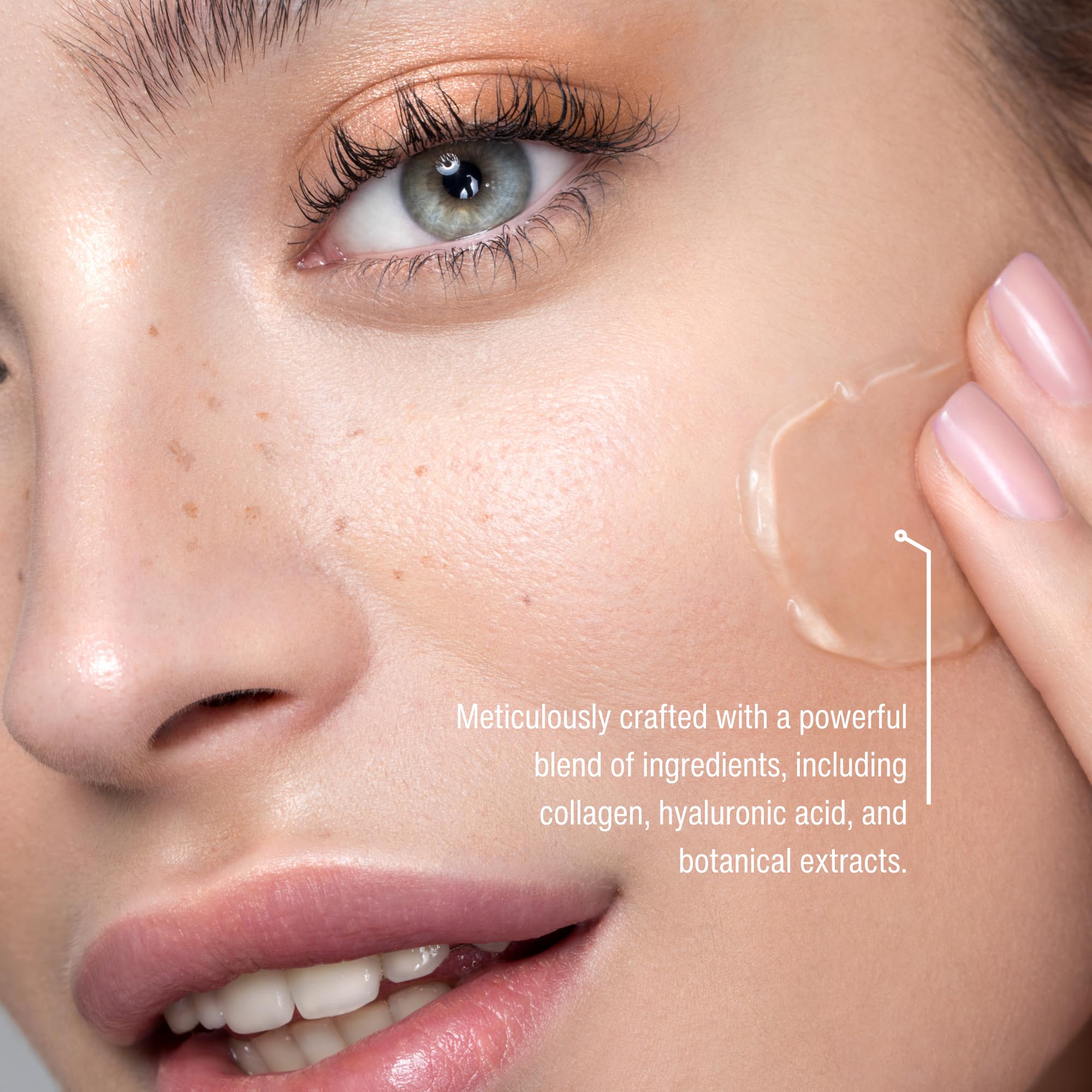 Collagen Hydrating Serum for Face - 8 oz Natural Anti-Aging Facial Serum with Hyaluronic Acid | Day & Night Moisturizing Treatment for Dry Skin, Wrinkles & Fine Lines