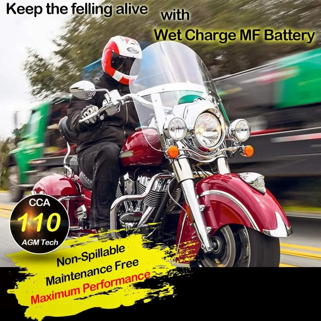 WEIZE YTZ7S BS 12V 6Ah High Performance AGM Motorcycle Battery - Maintenance Free, Compatible with Honda TRX450ER TRX450R ATV - Perfect for Off-Road Adventures and Long Rides