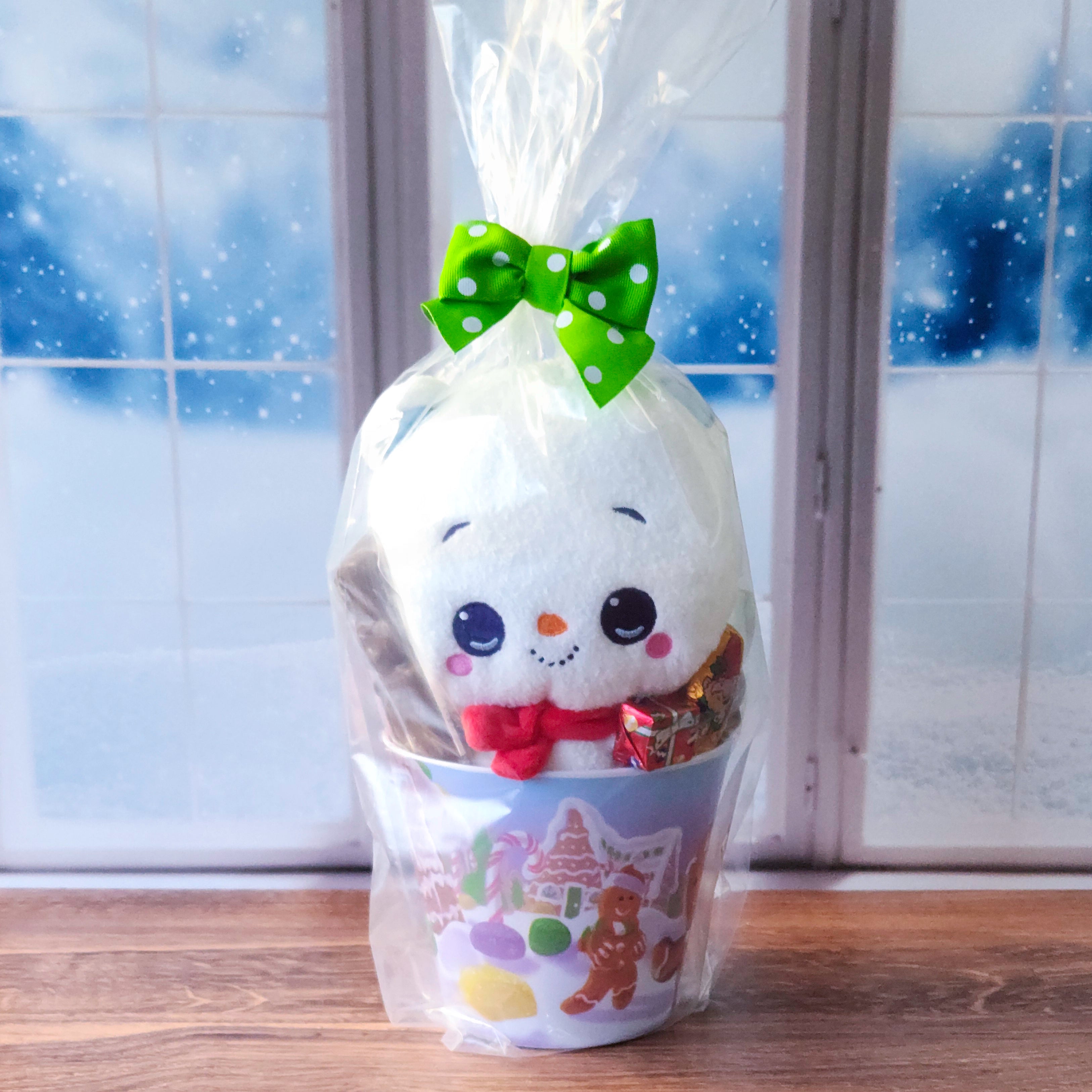 Holiday Gift Pail with Stuffed Animal - Perfect Christmas Stocking Stuffer & Birthday Present for Kids