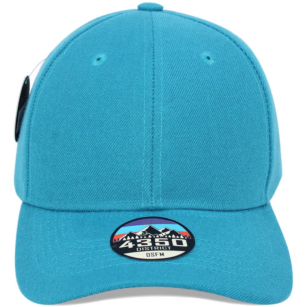 Unisex Plain Solid Velcro Baseball Cap for Men & Women - Adjustable Strap, Casual & Sporty Hat for Outdoor Activities, Running, Hiking, and Daily Wear