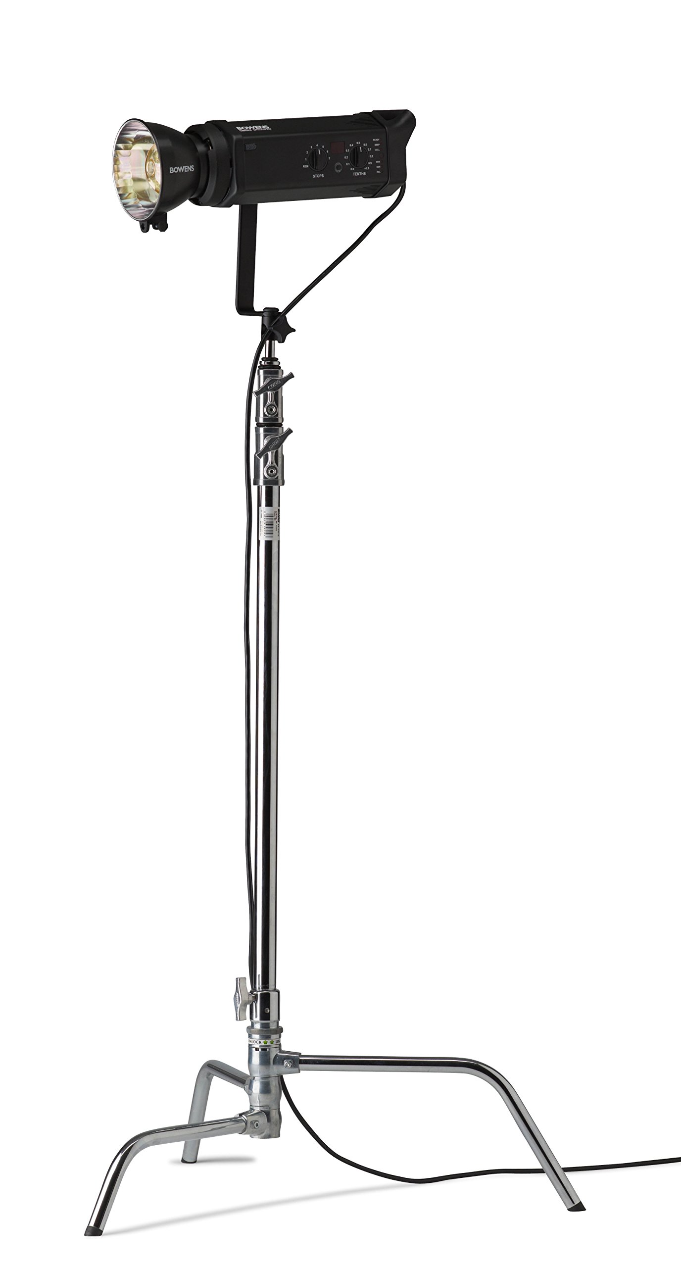 Kupo 40 Inch Professional C-Stand with Turtle Base - Heavy Duty Light Stand for Photography & Video (KS704312) - Perfect for Studio, Film Set & Outdoor Shooting