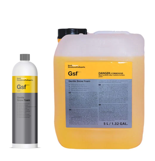 Koch Chemie Gentle Snow Foam - Premium Car Wash Foam Cleaner for a Gentle & Effective Wash | Perfect for Detailing, Ceramic Coated & Sensitive Paint Surfaces