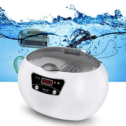 Ultrasonic Jewelry Cleaner Machine 600ml - Digital Ultrasonic Cleaner for Jewelry, Glasses, Watches - Adjustable Timer 0-30 Minutes - Perfect for Home & Professional Jewelry Cleaning, Eyeglass Care, Watch Maintenance