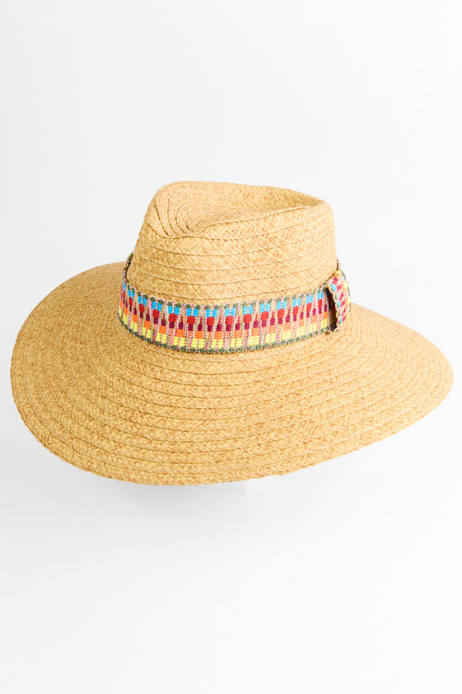 Palm Beach Hat for Women & Men - Wide Brim Sun Hat with UPF 50+ Protection - Stylish Summer Beach Hat for Outdoor, Travel, and Vacation