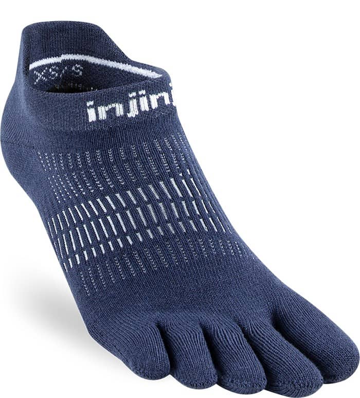 Injinji Run Lightweight No-Show Toe Socks for Women - Breathable & Comfortable Running Socks for Marathon, Gym & Outdoor Activities