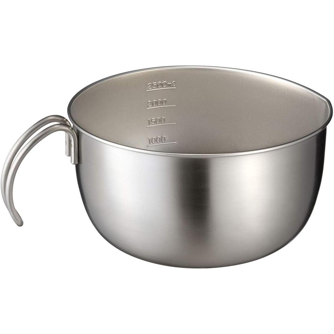 Leye 3L Large Capacity Mixing Bowl with Handle & Pouring Spout - Perfect for Baking, Cooking, and Meal Prep