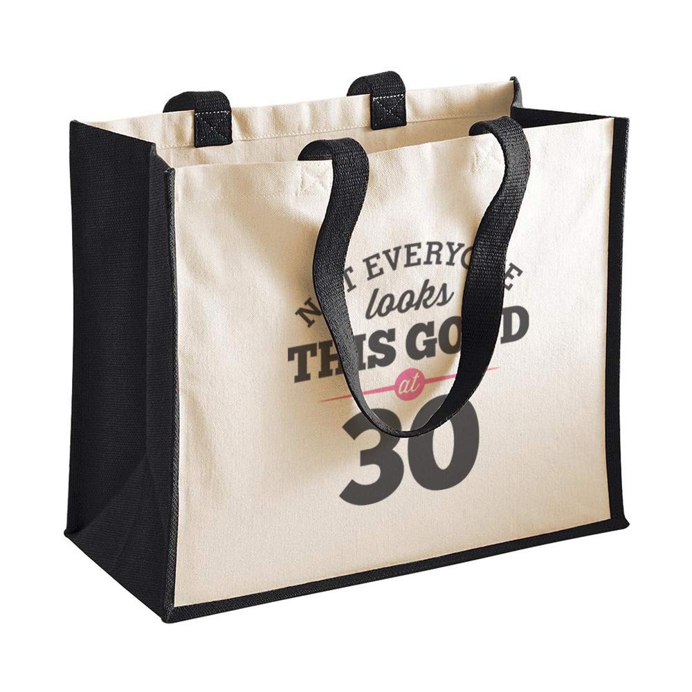 30th Birthday Gift for Women - Funny & Unique Ladies Tote Bag Present | Perfect 30th Birthday Keepsake, Best Friend Gift Idea for Her | Great for Work, Travel & Shopping