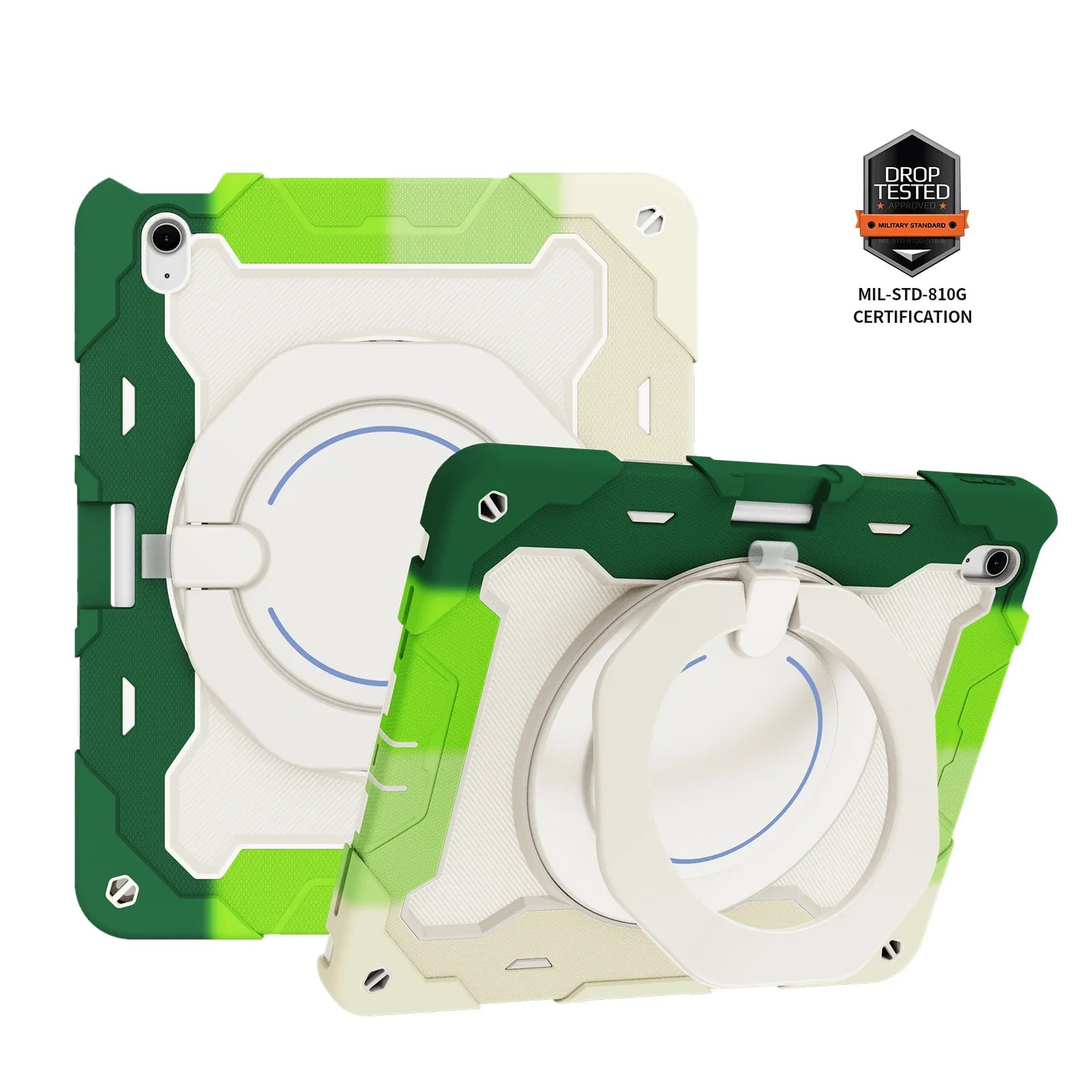 Kids iPad Air 6 13-inch 2024 Heavy Duty Rugged Shockproof Stand Case - Protective Cover for School, Travel & Outdoor Play
