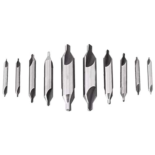 High Hardness HSS Center Drill 60° Angle - Anti-Slip Industrial Drill Bit for Metalworking, Woodworking & Precision Machining | Durable for CNC Lathe, Milling & Drilling Operations