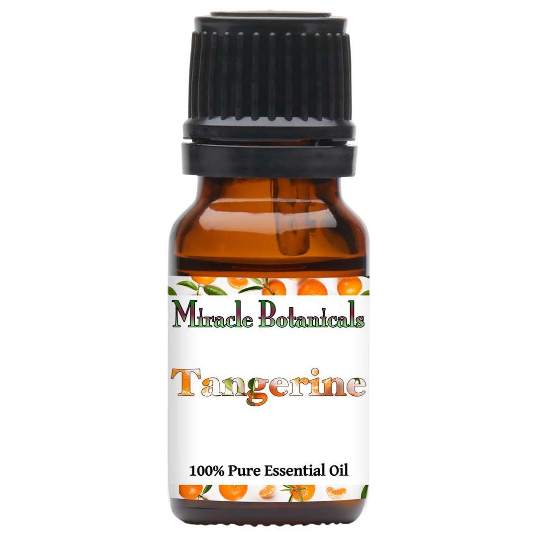 Pure Tangerine Essential Oil (Citrus Reticulata) - 100% Natural, Cold Pressed for Aromatherapy, Diffusers & DIY Skincare - Uplifting Citrus Scent for Stress Relief & Home Fragrance
