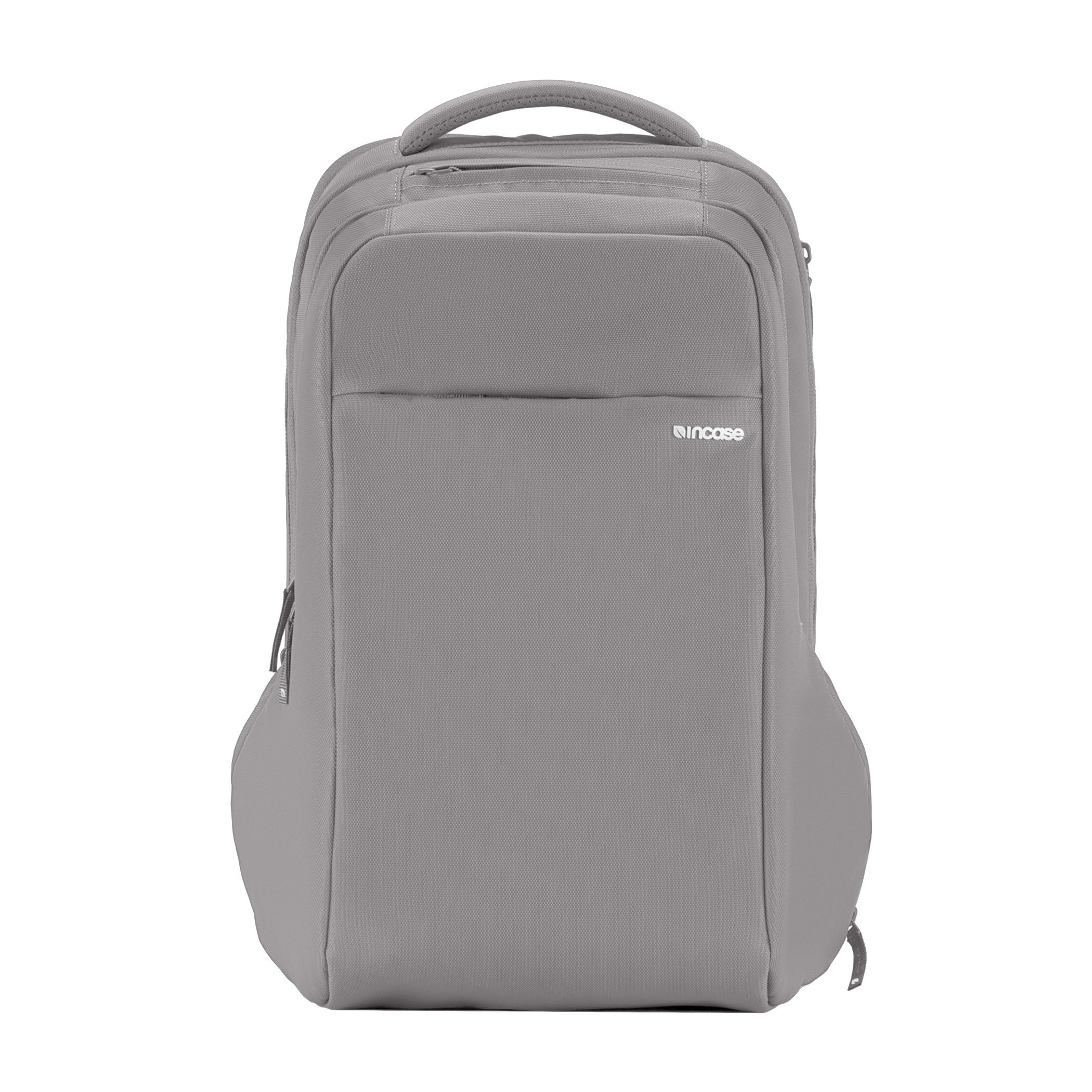 Incase ICON Durable Travel Backpack with Laptop Compartment - 16-inch Laptop Backpack - Water-Resistant 840D Nylon Carry-On Bag for Business Travel & Commuting - Compact Grey Backpack for Work, College & Airplane Use
