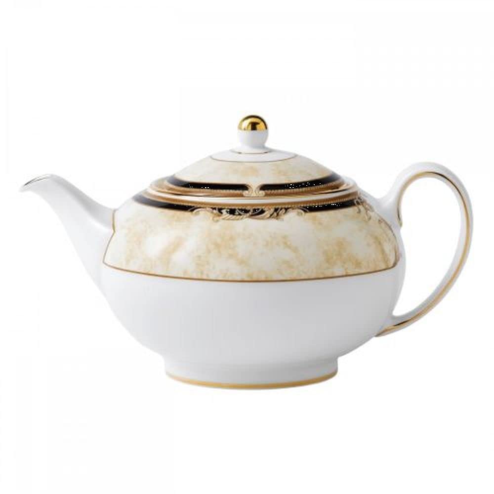 Wedgwood Cornucopia Teapot - Elegant English Bone China Teapot for Afternoon Tea & Gifting | Perfect for Home, Office & Special Occasions