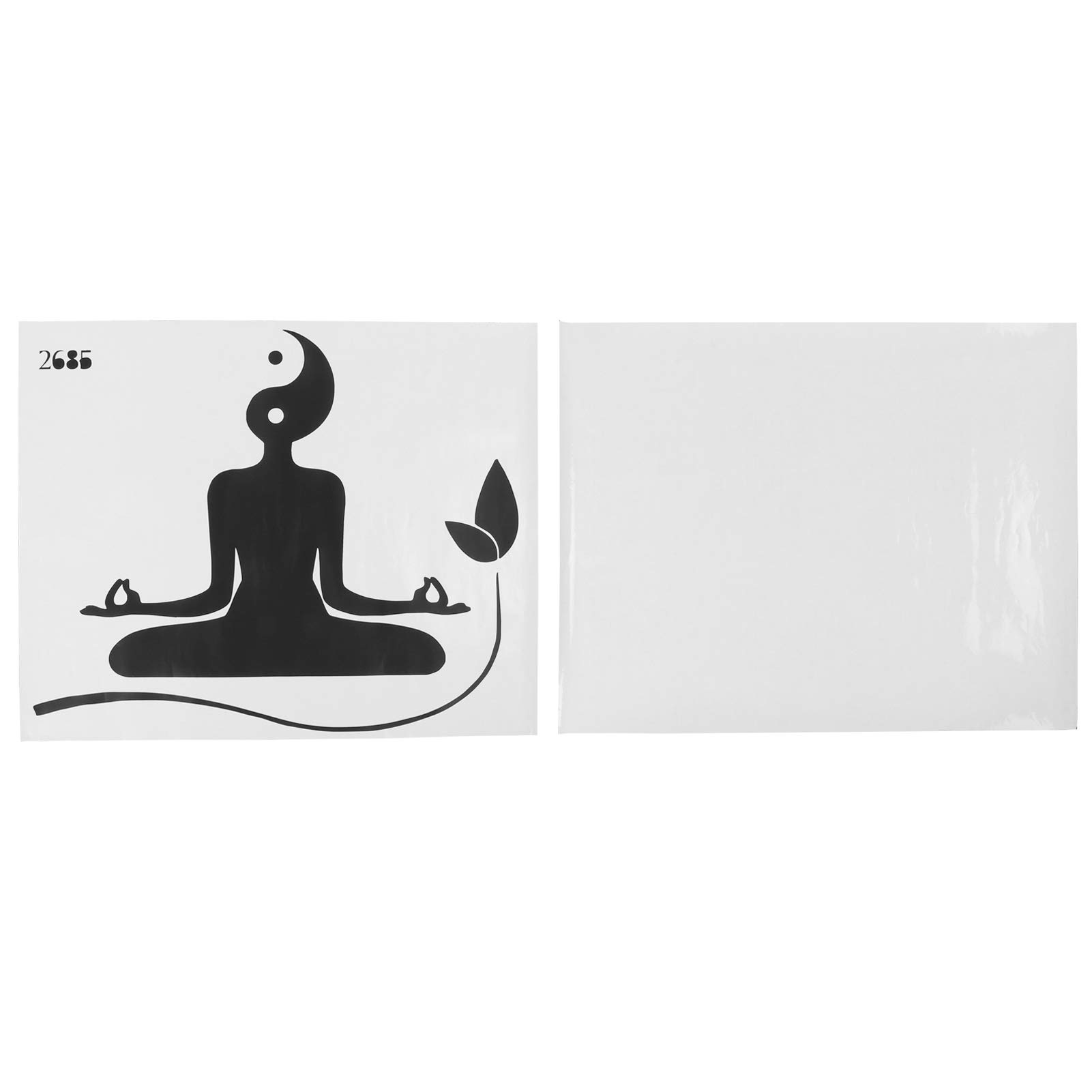 Eco-Friendly Non-Toxic Yoga Wallpaper - Waterproof Peel & Stick Wallpaper for Outdoor, Porch, Balcony, Bedroom & Living Room Decor | Perfect for Home, Office & Yoga Studio Renovation
