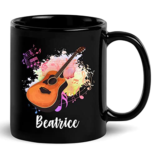 Guitar Black Mug