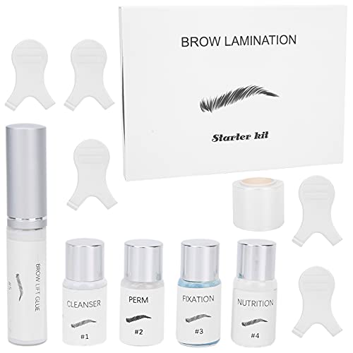 Professional Eyelash Lifting Kit - 7 Piece Lash Wave & Lamination Set with DIY Eyebrow Perm Solution (37ml) for Salon-Quality Results at Home | Perfect for Bridal, Party & Special Occasion Makeup