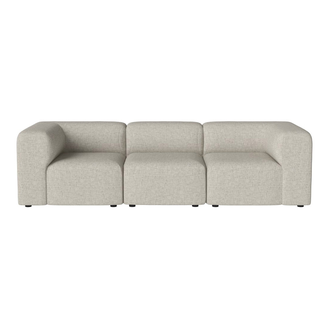Modern Angle 3-Seater Sofa - Comfortable L-Shaped Sectional Couch for Living Room, Lounge & Small Spaces - Perfect for Apartments, Dorms and Cozy Home Decor