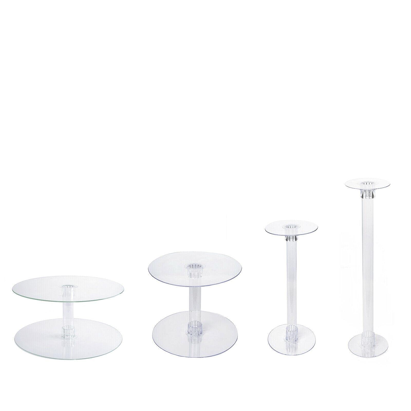 4-Tier Clear Acrylic Cake Stand 16