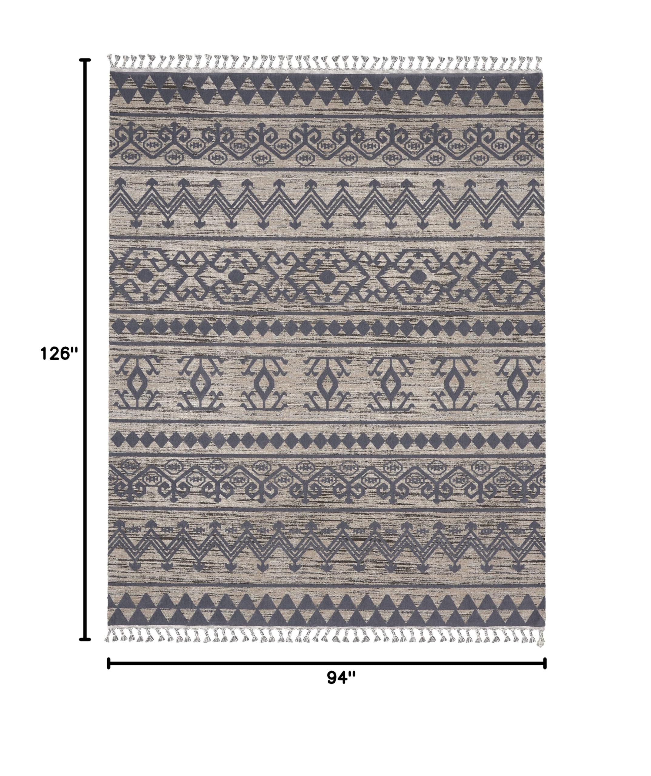 Nourison Asilah Mocha/Charcoal 7'10