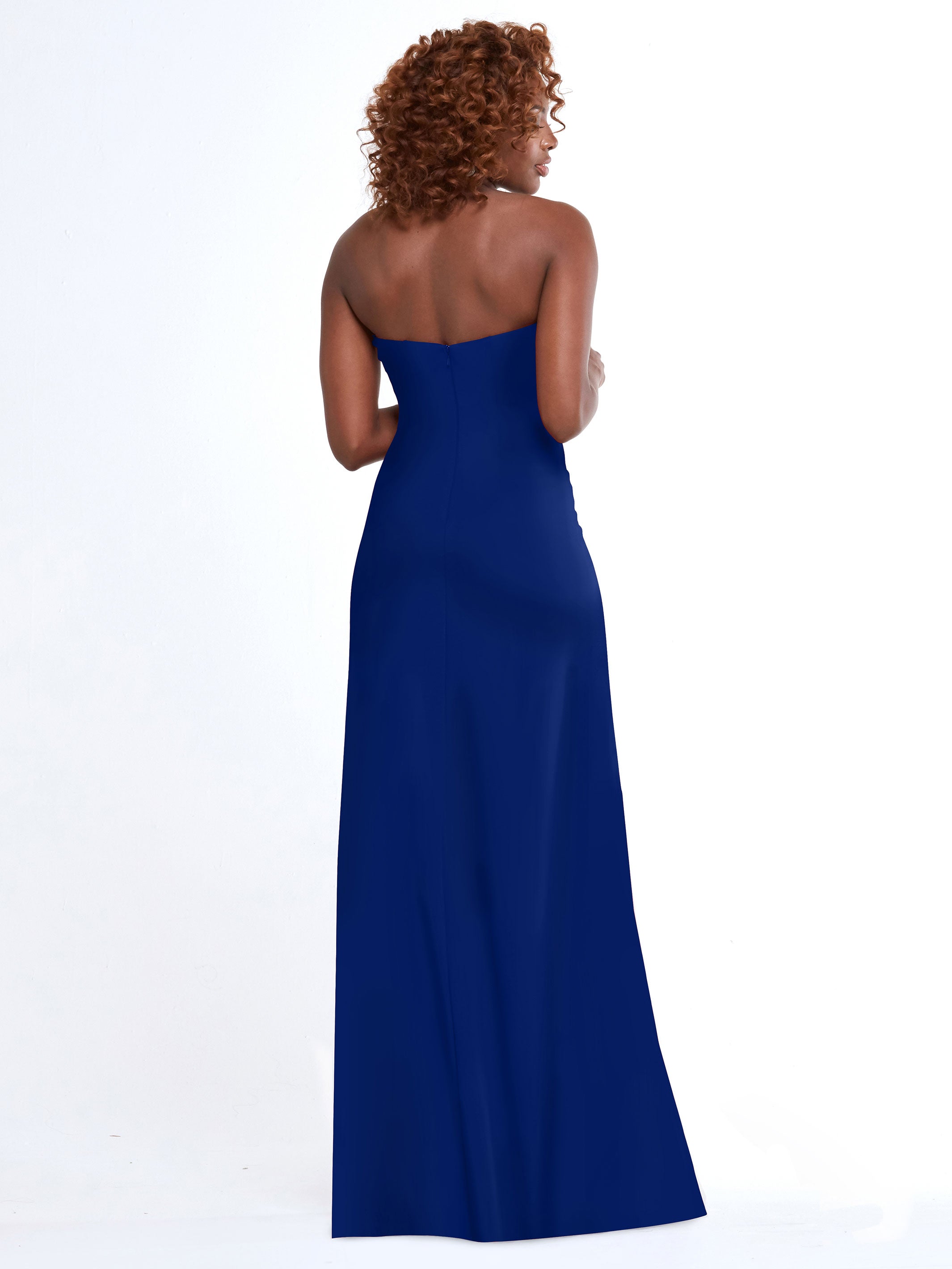 Elegant 83044 A-Line Double Knit Strapless Sweetheart Neckline Bridesmaid Dress - Perfect for Weddings, Formal Events & Special Occasions