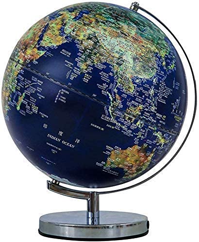 Illuminated World Globe with Constellations - Interactive Educational Globe for Kids & Adults - Perfect for Home Learning, Office Decor, and Astronomy Enthusiasts