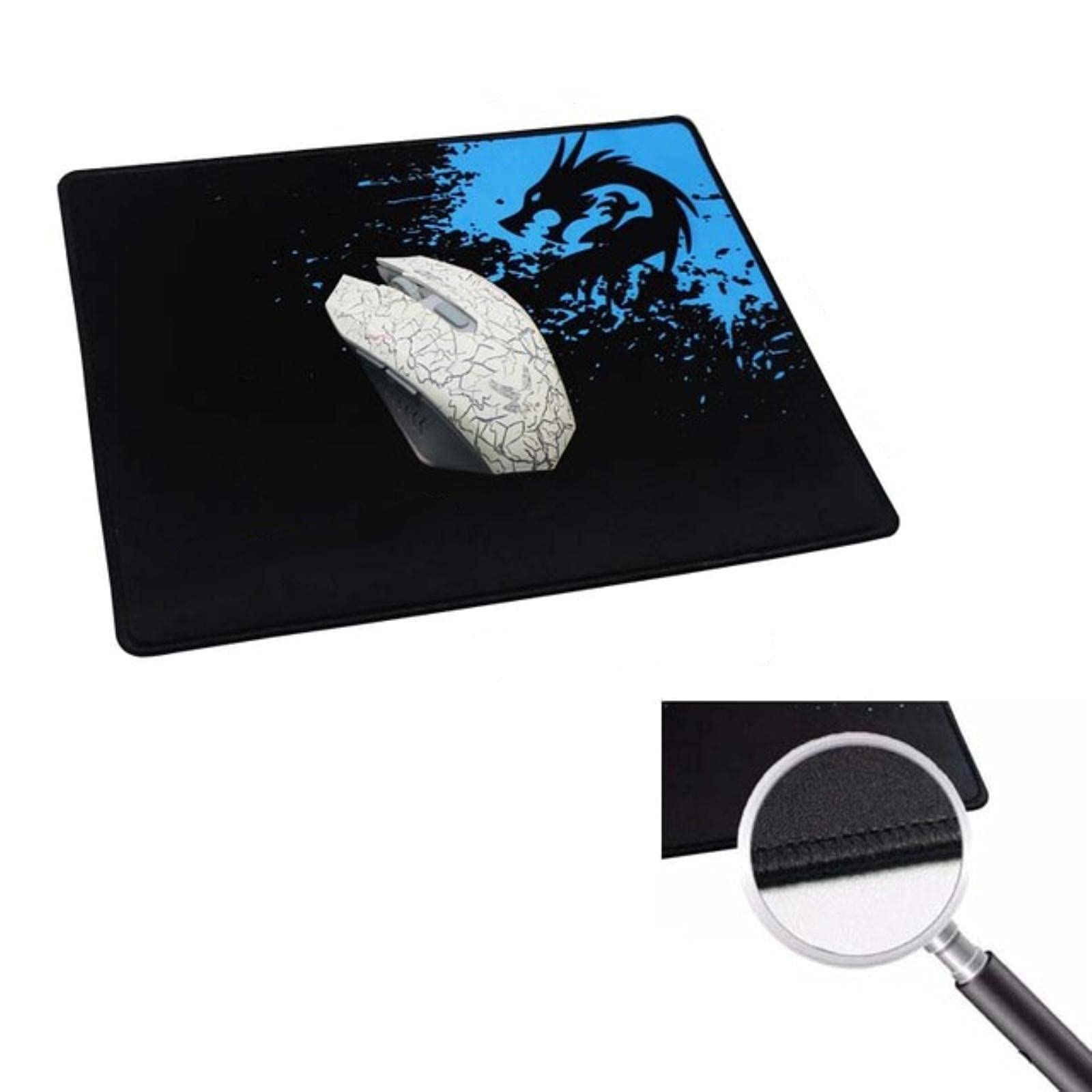 Extra Large Gaming Mouse Pad - Non-Slip Natural Rubber Base with Locking Edge for PC, Computer & Video Games | Perfect for Esports, Office Work & Home Use