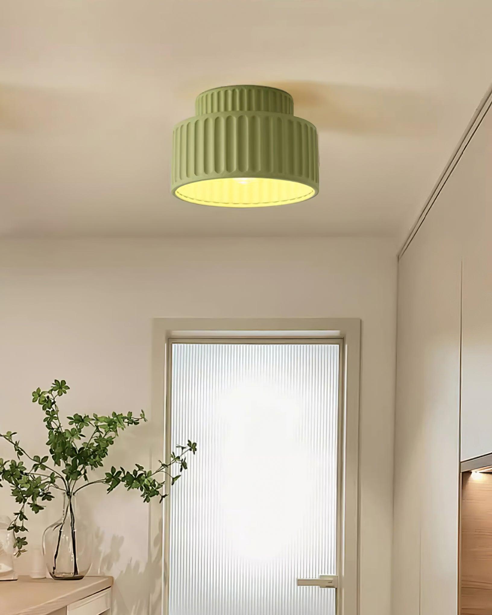 Modern Kami Ceiling Lamp - Elegant LED Flush Mount Light Fixture for Bedroom, Living Room & Kitchen - Energy Saving Home Lighting Solution