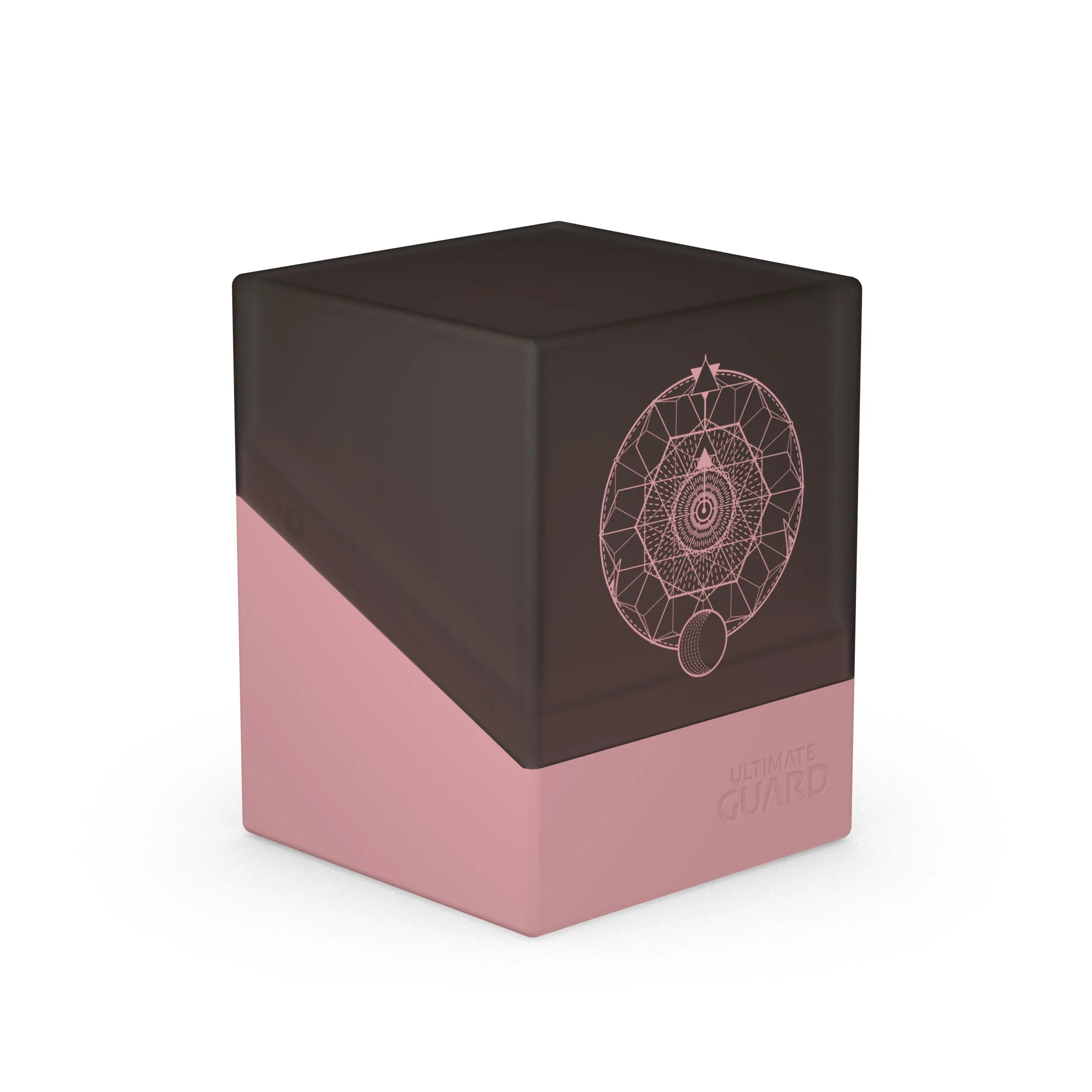 Druidic Secrets Fatum (Dusty Pink) 100+ Card Deck Box - Premium Boulder Storage for MTG, Pokemon & Yugioh Cards - Perfect for Gamers, Collectors & Travel