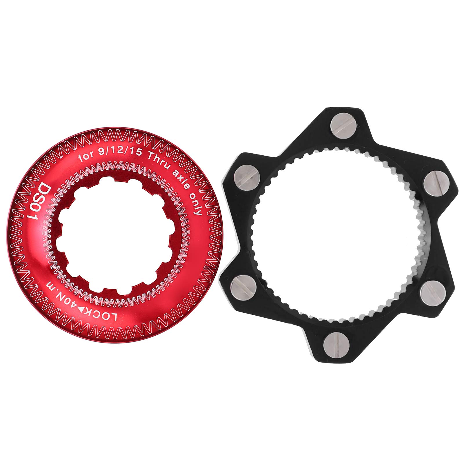 Bike Brake Center Lock Adapter - 6 Bolt Disc Rotor Set for Cycling