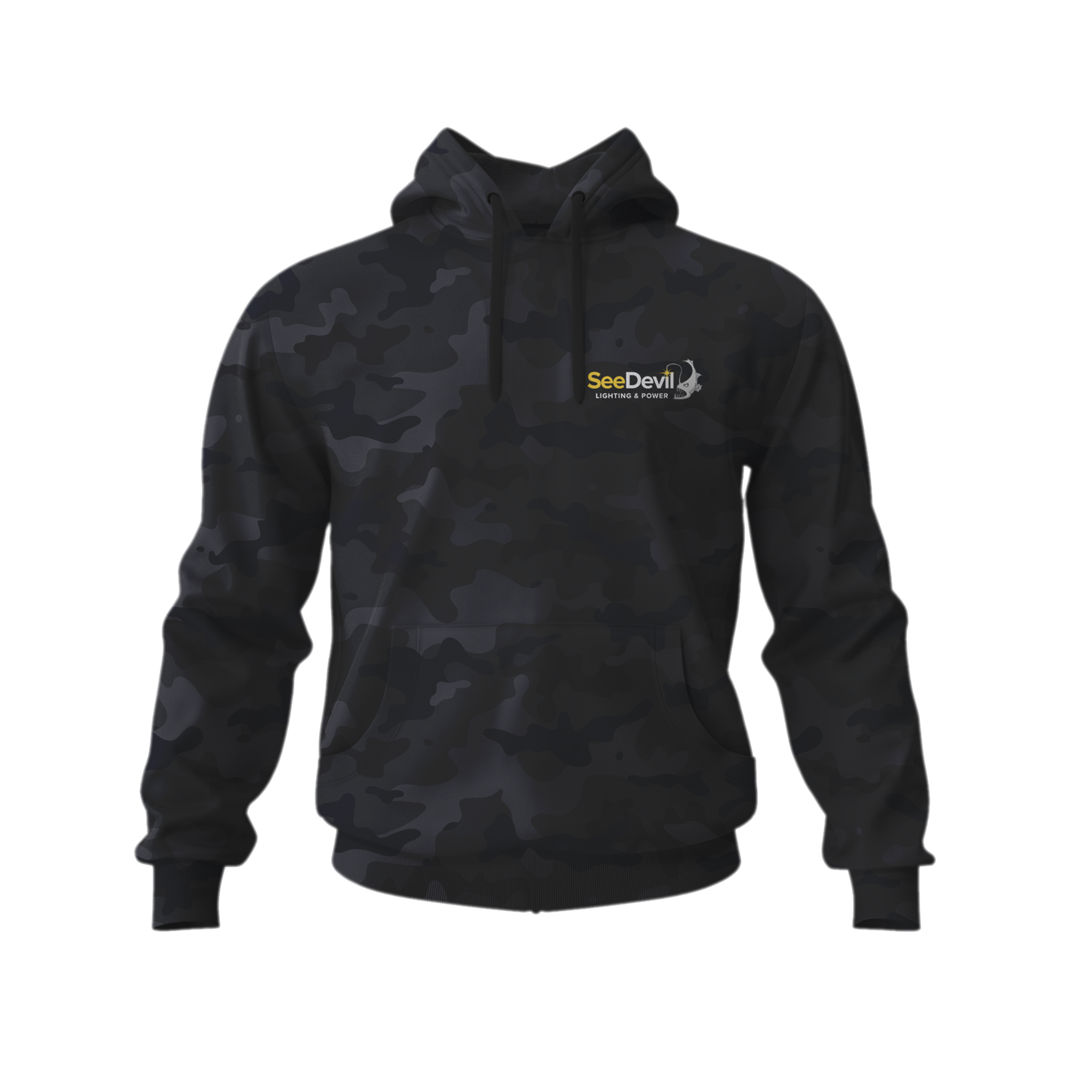 Men's Camo Hoodie - Military Style Zip Up Sweatshirt for Outdoor & Casual Wear | Warm Fleece Lining | Perfect for Hunting, Hiking & Street Fashion